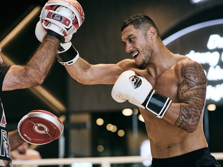 Photos Jai Opetaia Putting in Work For Ellis Zorro Clash at 'Day of